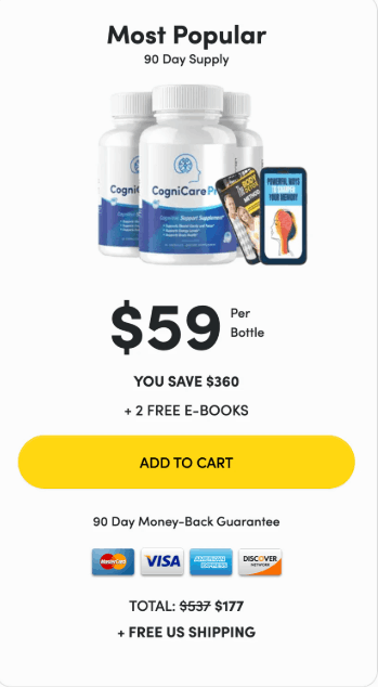 cognicare   price 3 bottle